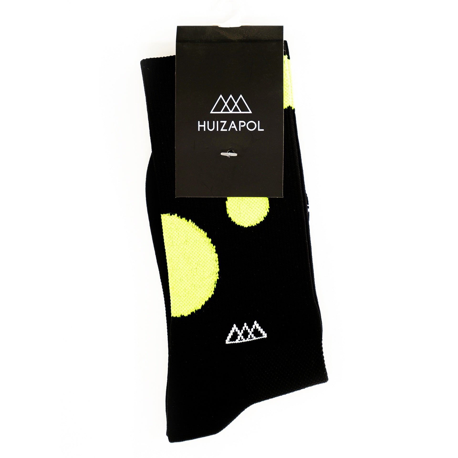 Sock 2Moon Negro Amarillo